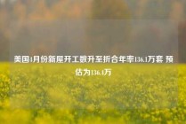 美国4月份新屋开工数升至折合年率136.1万套 预估为136.4万