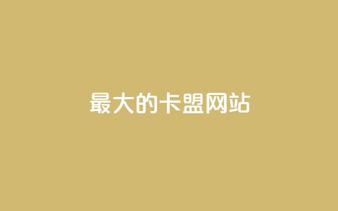 最大的卡盟网站,807卡盟网 - 卡盟刷svip永久不封号网站 抖音充值官方1:1  第1张 最大的卡盟网站,807卡盟网 - 卡盟刷svip永久不封号网站 抖音充值官方1:1  第1张