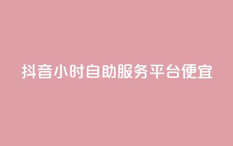 抖音24小时自助服务平台便宜 - 抖音24小时优惠自助服务平台!  第1张 抖音24小时自助服务平台便宜 - 抖音24小时优惠自助服务平台!  第1张