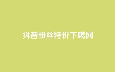 抖音粉丝特价  第1张 抖音粉丝特价  第1张