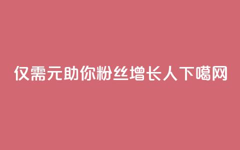 仅需1元助你粉丝增长1000人  第1张 仅需1元助你粉丝增长1000人  第1张