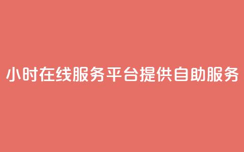 24小时在线服务平台提供自助服务  第1张 24小时在线服务平台提供自助服务  第1张