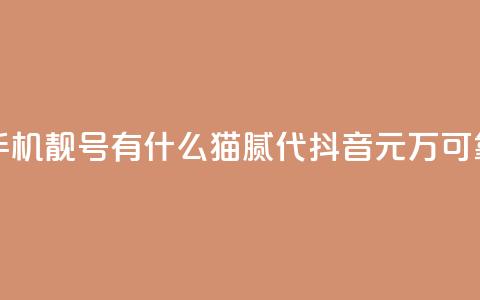 快手买的手机靓号有什么猫腻 - 代抖音1元10万可靠吗  第1张 快手买的手机靓号有什么猫腻 - 代抖音1元10万可靠吗  第1张