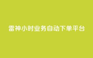 雷神24小时业务自动下单平台,快手播放量业务平台 - dy下单平台-ks-dy-稳定下单平台-超低价平台 - 抖音点赞充值