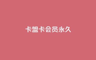 卡盟卡qq会员永久 - 永久使用卡盟卡QQ会员,尽情享受精彩特权!~