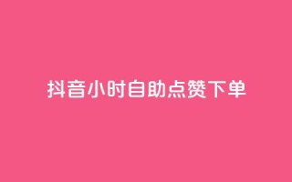抖音24小时自助点赞下单 - 抖音24小时快速自助点赞服务,轻松点亮你的视频~