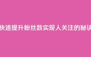 快速提升粉丝数实现1000人关注的秘诀