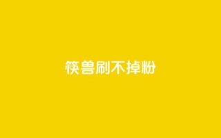 筷兽刷不掉粉,ks全网最低价下单平台 - 抖音业务下单24小时低价 - 快手涨粉一分钱网站
