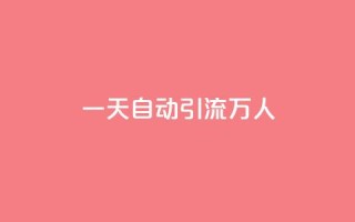 qq一天自动引流5万人 - 如何通过qq实现日引流五万人的秘诀!
