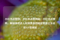 小红书点赞网,小红书点赞网址,小红书点赞网,解锁美妆达人和消费者的秘密世界亿乐社区SUP货源站