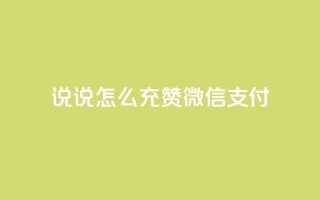 qq说说怎么充赞微信支付,QQ空间真人说说赞自助下单 - 扣扣点赞 - 抖音1:10充值