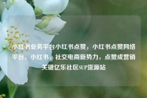 小红书业务平台小红书点赞,小红书点赞网络平台,小红书,社交电商新势力,点赞成营销关键亿乐社区SUP货源站