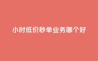 24小时低价秒单业务哪个好 - 哪种24小时低价秒单业务更好?让你省钱又放心!