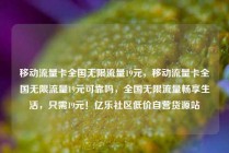 移动流量卡全国无限流量19元,移动流量卡全国无限流量19元可靠吗,全国无限流量畅享生活,只需19元!亿乐社区低价自营货源站