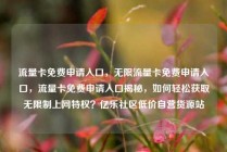 流量卡免费申请入口,无限流量卡免费申请入口,流量卡免费申请入口揭秘,如何轻松获取无限制上网特权?亿乐社区低价自营货源站