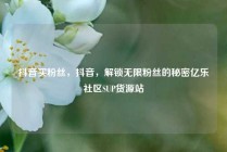 抖音买粉丝,抖音,解锁无限粉丝的秘密亿乐社区SUP货源站