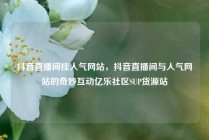 抖音直播间挂人气网站,抖音直播间与人气网站的奇妙互动亿乐社区SUP货源站