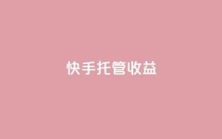 快手托管收益,卡盟qq业务最低价 - 低价播放量在线下单 - 卡盟快手业务平台