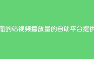 b站播放量自助平台 - 提升您的B站视频播放量的自助平台:提供高效方法和工具!~