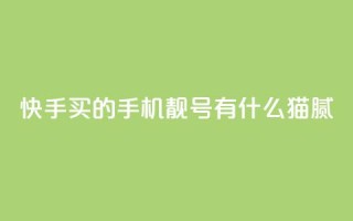 快手买的手机靓号有什么猫腻 - 快手购买手机靓号的隐藏秘密与注意事项!