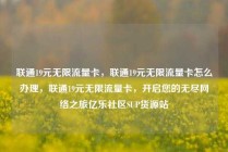 联通19元无限流量卡,联通19元无限流量卡怎么办理,联通19元无限流量卡,开启您的无尽网络之旅亿乐社区SUP货源站