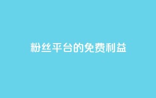 DY粉丝平台的免费利益