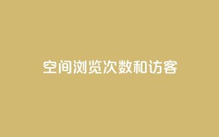 qq空间浏览次数和访客 - 新标题:qq空间浏览次数和访客的重要性!