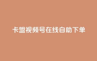卡盟视频号在线自助下单 - 卡盟视频号在线下单,简单方便,让你实现视频推广新突破!