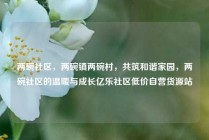 两碗社区,两碗镇两碗村,共筑和谐家园,两碗社区的温暖与成长亿乐社区低价自营货源站