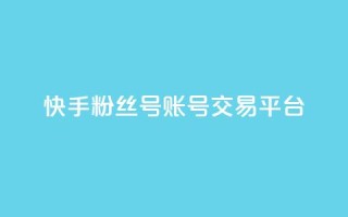 快手粉丝号账号交易平台,qq说说空间业务 - 抖音抖加多少起投 - qq空间快速秒赞下单